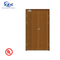 UL 90 minutes internal house fire proof wooden interior fire rated doors